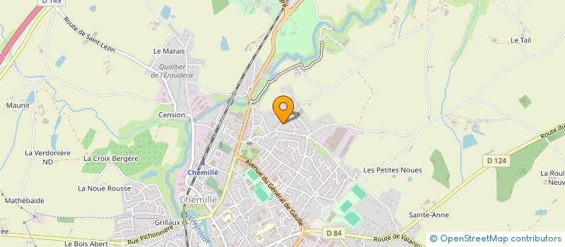 localisation de l'entreprise SARL FINS DELICES D ANJOU  CHEMILLE-EN-ANJOU