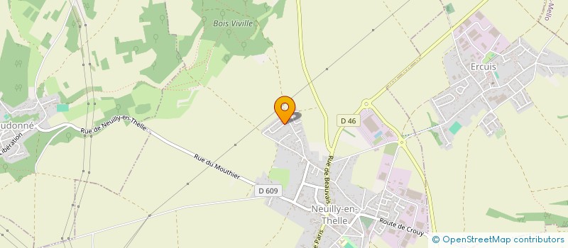 localisation de l'entreprise SARL FIOLET  NEUILLY-EN-THELLE