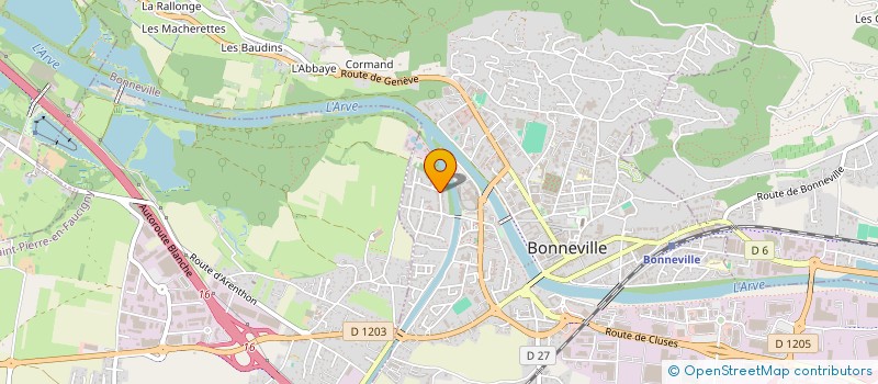 localisation de l'entreprise SARL FIOPER  BONNEVILLE