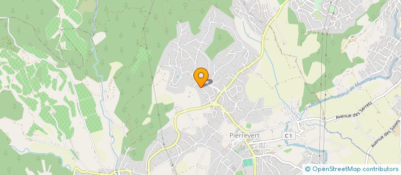 localisation de l'entreprise SARL FIRST CENTER  PIERREVERT