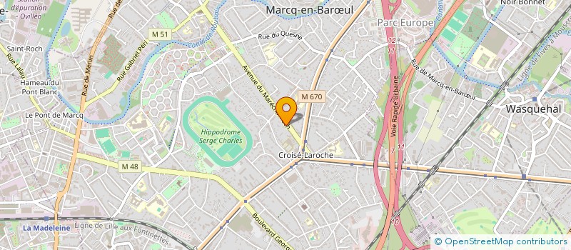 localisation de l'entreprise SARL FIRST PRODUCTION à MARCQ-EN-BARŒUL