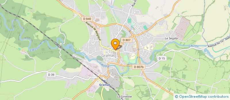 localisation de l'entreprise SARL FIT AND FAT  GRAMAT