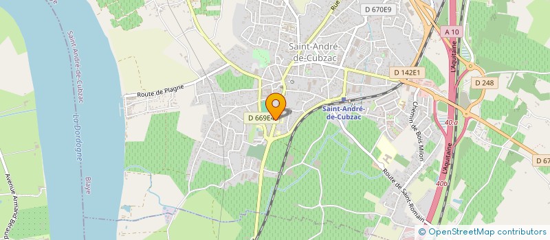 localisation de l'entreprise SARL FITIA  SAINT-ANDRE-DE-CUBZAC