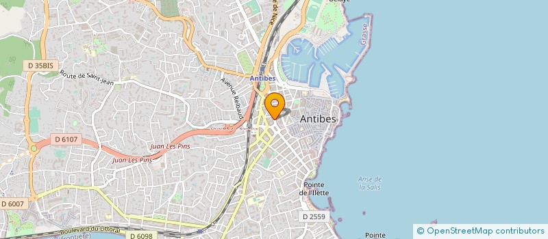 localisation de l'entreprise SARL FITIC MC INTERNATIONAL à ANTIBES