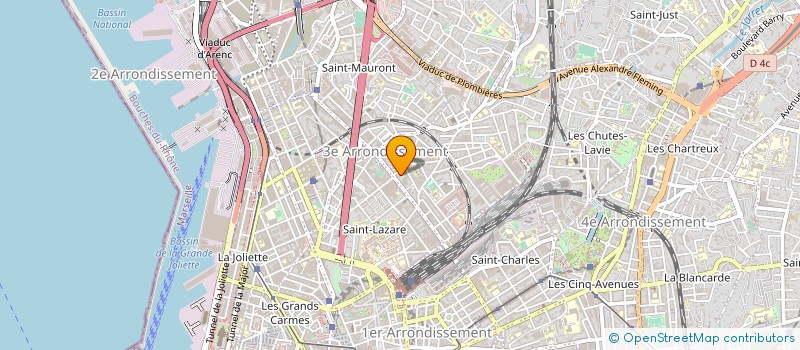 localisation de l'entreprise SARL FITNESS CONCEPT à MARSEILLE