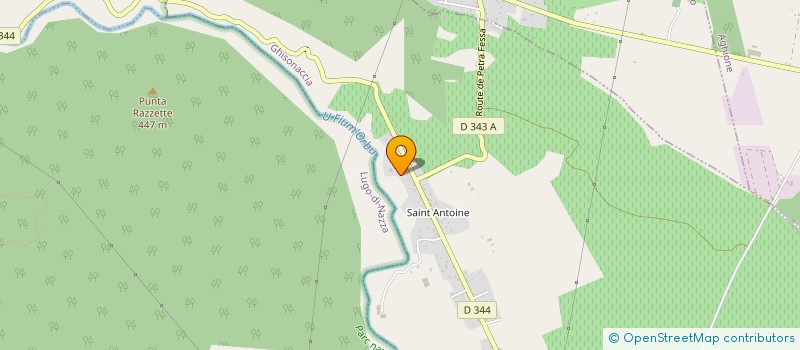 localisation de l'entreprise SARL FIUM URBACCIA à GHISONACCIA