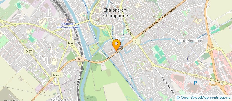 localisation de l'entreprise SARL FJP IMMOBILIER  CHALONS-EN-CHAMPAGNE