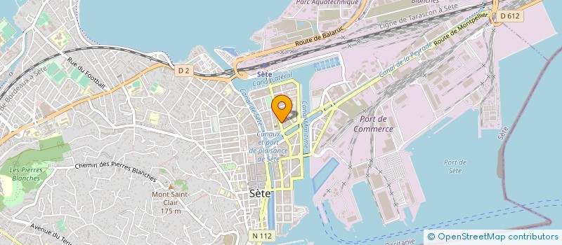 localisation de l'entreprise SARL FJR à SETE