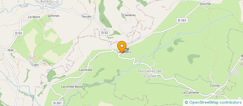 localisation de l'entreprise SARL FLAGEL à TEISSIERES-DE-CORNET
