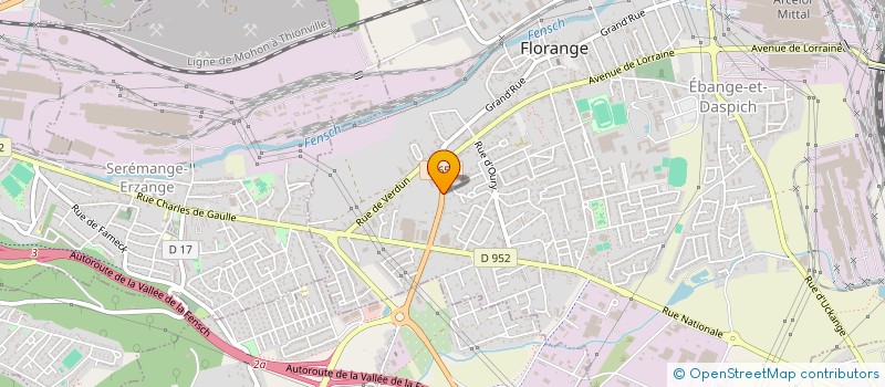 localisation de l'entreprise SARL FLAGER à FLORANGE