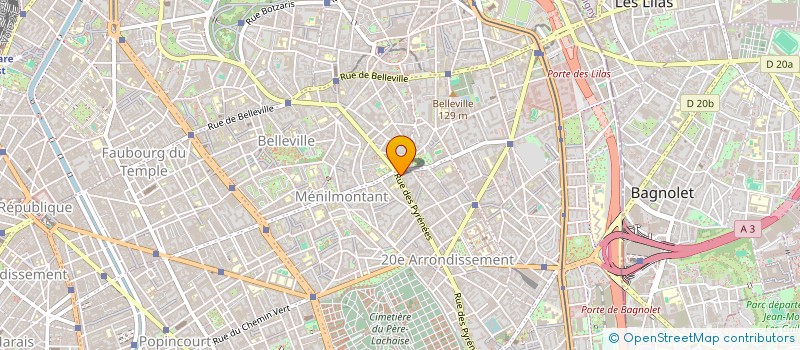 localisation de l'entreprise SARL FLAJ  PARIS