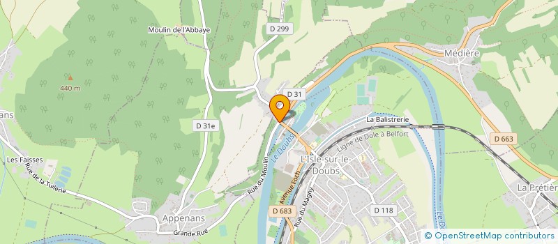 localisation de l'entreprise SARL FLAJOULOT à RANG