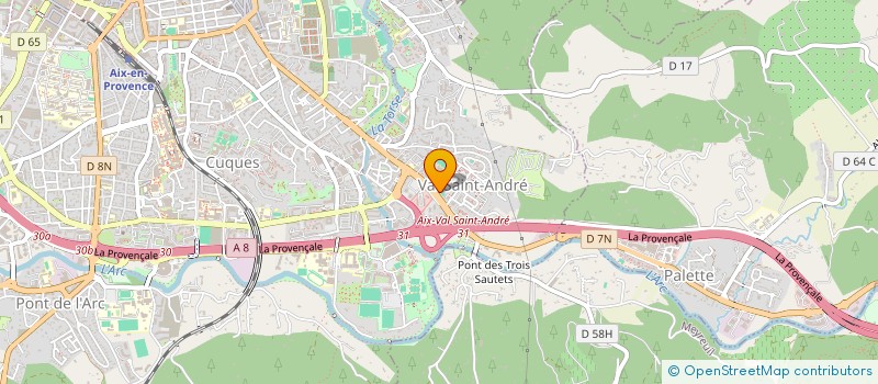 localisation de l'entreprise SARL FLAM 2000  AIX-EN-PROVENCE