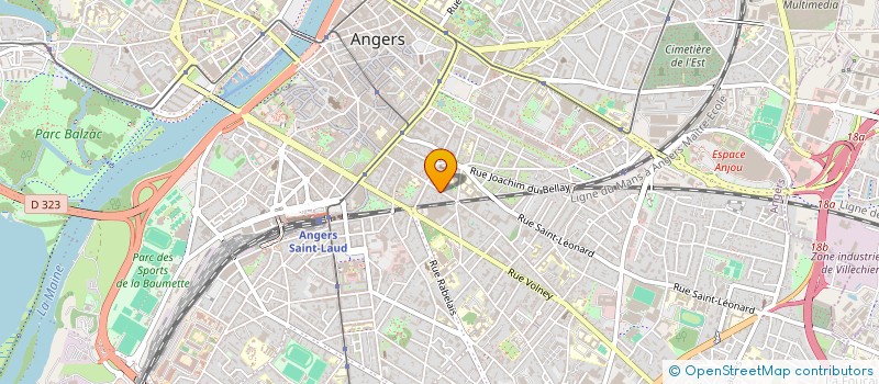 localisation de l'entreprise SARL FLAMEL à ANGERS