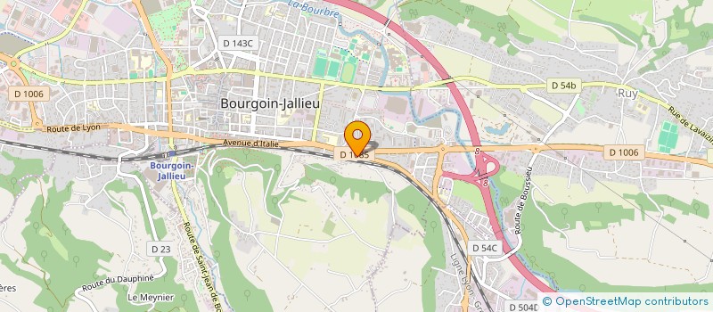 localisation de l'entreprise SARL FLAMME ISEROISE à BOURGOIN-JALLIEU