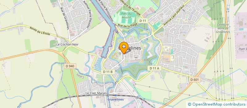 localisation de l'entreprise SARL FLANDRE IMMOBILIER à GRAVELINES