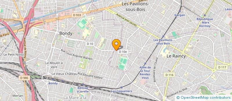 localisation de l'entreprise SARL FLASH COIFFURE  LIVRY-GARGAN