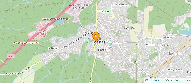 localisation de l'entreprise SARL FLASH VIDEO à CESTAS