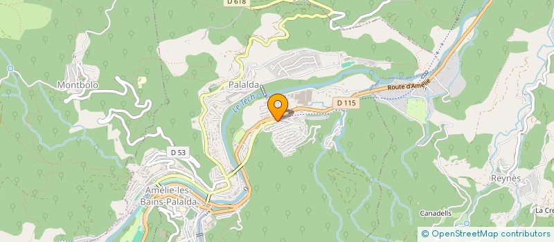 localisation de l'entreprise SARL FLECA  AMELIE-LES-BAINS-PALALDA