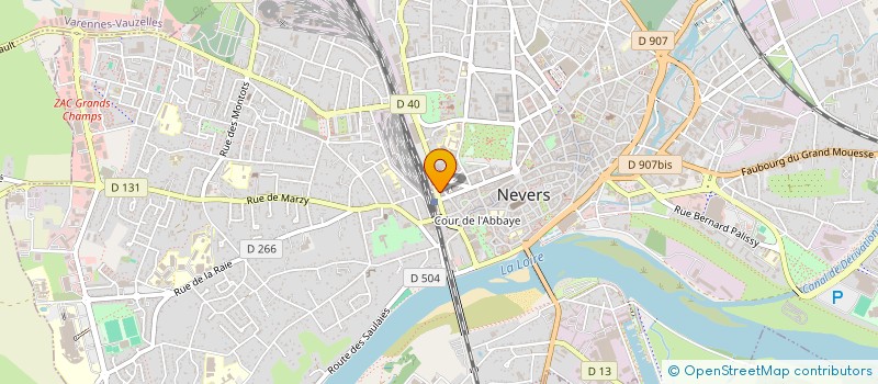 localisation de l'entreprise SARL FLECHE DU MONDE à NEVERS