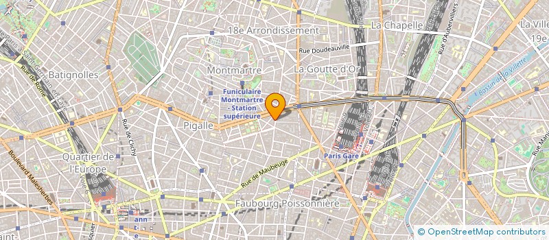 localisation de l'entreprise SARL FLEUR BLANCHE  PARIS