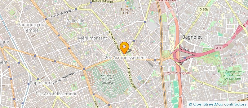 localisation de l'entreprise SARL FLEUR D'ORANGER  PARIS