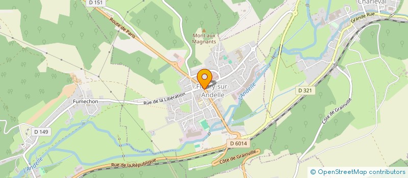 localisation de l'entreprise SARL FLEUR EPI  FLEURY-SUR-ANDELLE