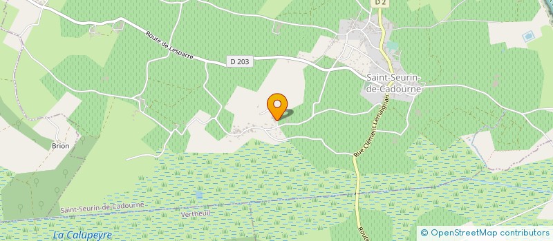 localisation de l'entreprise SARL FLEURON DE BLANCHON  SAINT-SEURIN-DE-CADOURNE