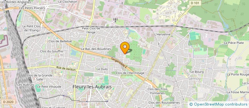localisation de l'entreprise SARL FLEURY FRUITS LEGUMES à FLEURY-LES-AUBRAIS