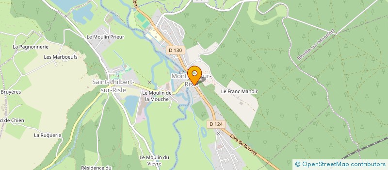 localisation de l'entreprise SARL FLEURY PHILIPPE à MONTFORT-SUR-RISLE