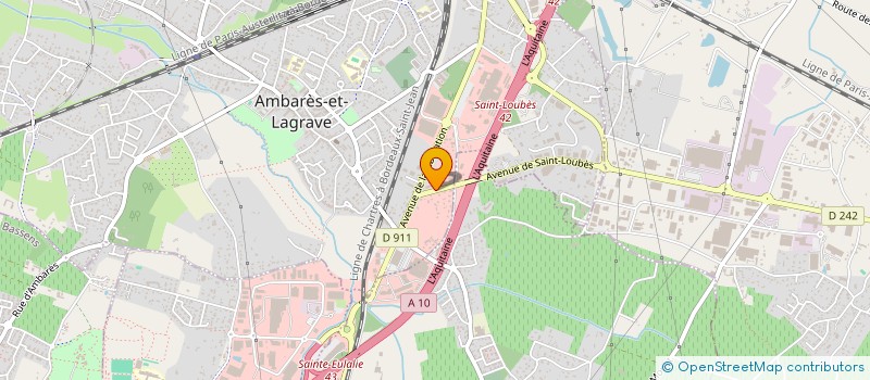 localisation de l'entreprise SARL FLEX HYDRO COMPOSANTS à AMBARES-ET-LAGRAVE