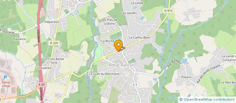 localisation de l'entreprise SARL FLMG à RILHAC-RANCON