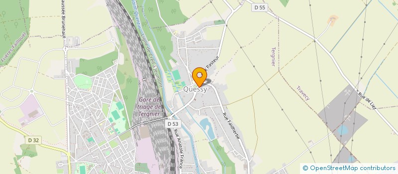 localisation de l'entreprise SARL FLOQUET JEROME  TERGNIER