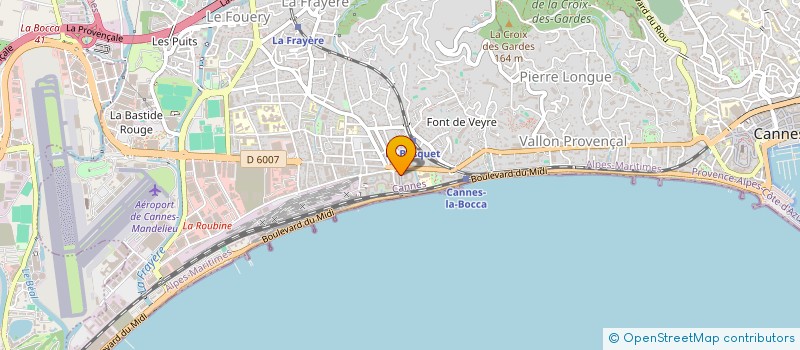 localisation de l'entreprise SARL  FLORALI  CANNES