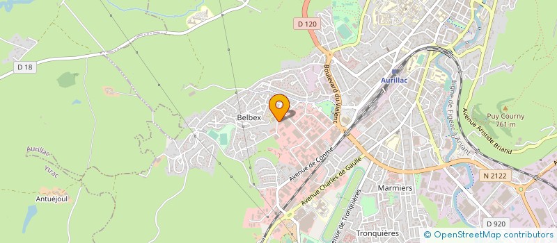 localisation de l'entreprise SARL FLORANNE à AURILLAC