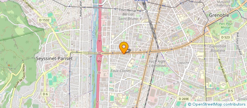 localisation de l'entreprise SARL FLORAZUR à GRENOBLE