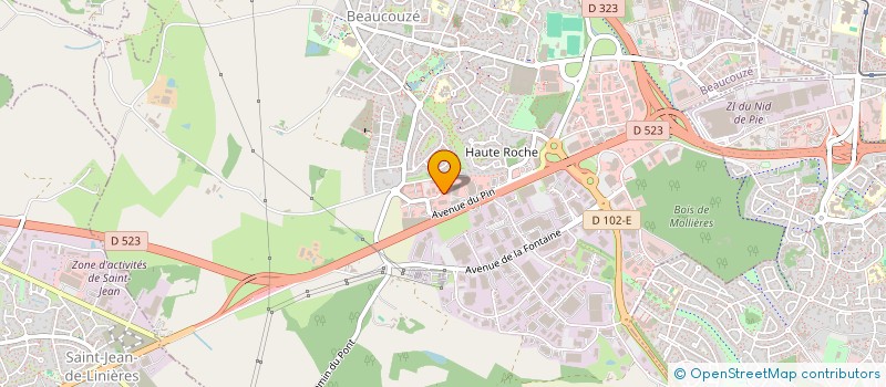 localisation de l'entreprise SARL FLORE  BEAUCOUZE