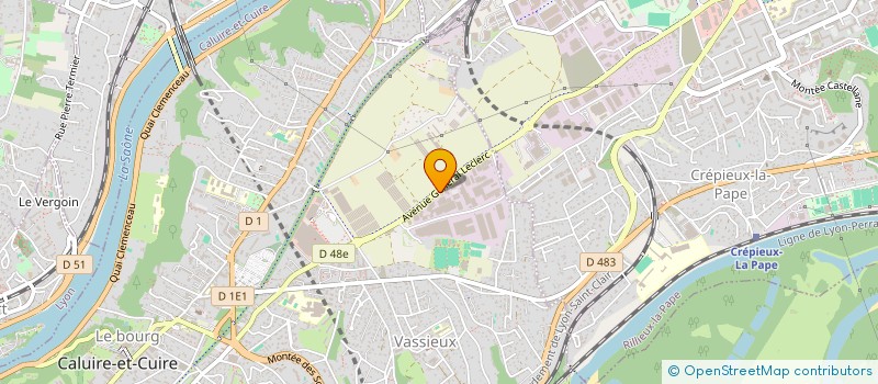 localisation de l'entreprise SARL FLORENCE  CALUIRE-ET-CUIRE