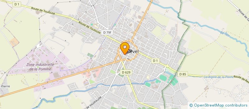 localisation de l'entreprise SARL FLORENCE ET ALAIN  REVEL