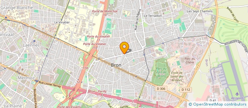 localisation de l'entreprise SARL FLOREVER  BRON