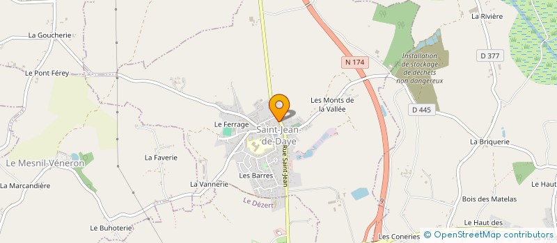 localisation de l'entreprise SARL FLORIAN ET LAURA  SAINT-JEAN-DE-DAYE