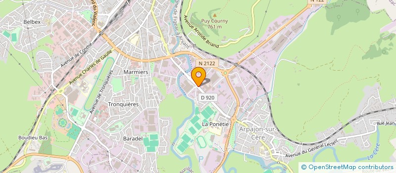 localisation de l'entreprise SARL FLORILLAC à AURILLAC