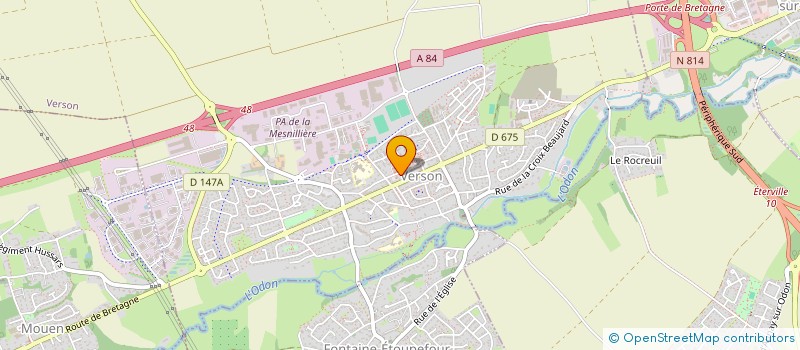 localisation de l'entreprise SARL FLORINE CLEMENT  VERSON