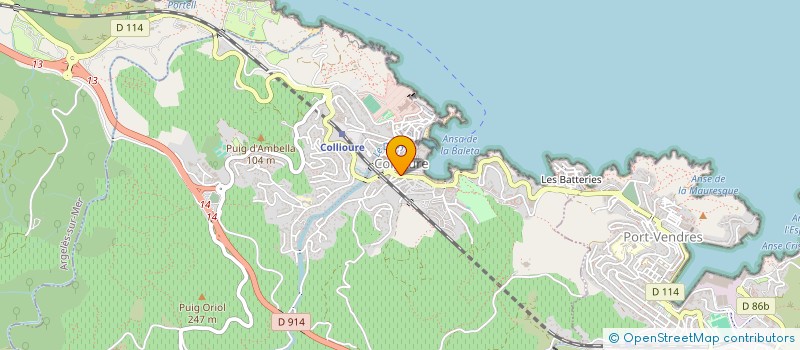 localisation de l'entreprise SARL FLORISSIMO à COLLIOURE