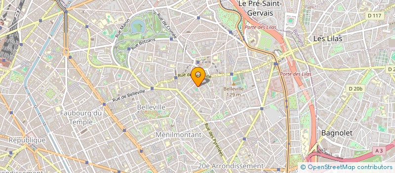 localisation de l'entreprise SARL FLORY TRAITEUR à PARIS