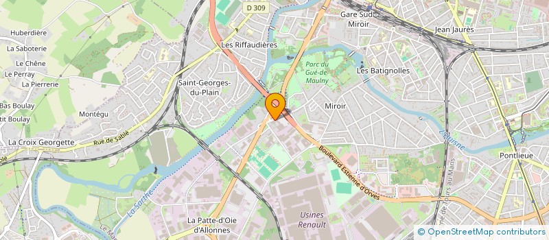 localisation de l'entreprise SARL FLOWER à LE MANS