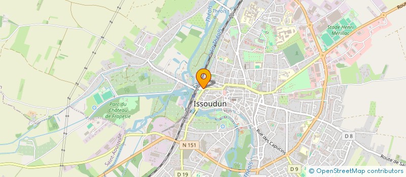 localisation de l'entreprise SARL FLUDER à ISSOUDUN