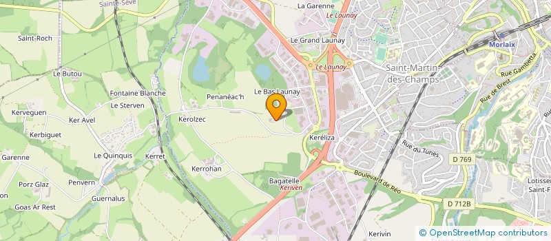 localisation de l'entreprise SARL FLUX ELECTRIC MORLAISIEN à SAINT-MARTIN-DES-CHAMPS