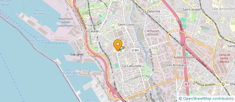 localisation de l'entreprise SARL FM BATI 13 à MARSEILLE