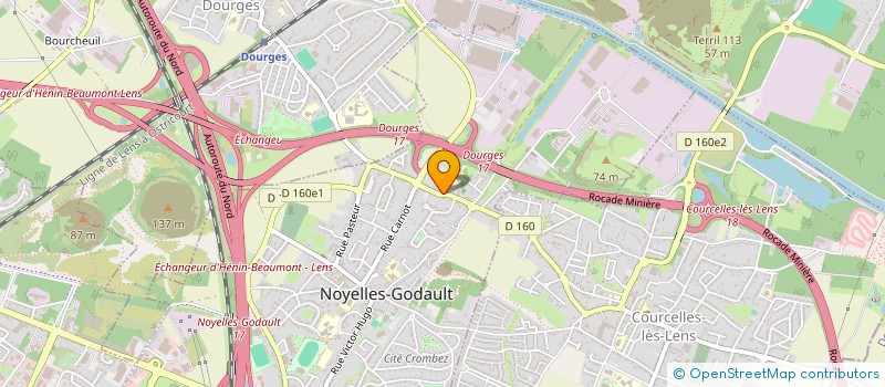 localisation de l'entreprise SARL FM PVC ARRAS à NOYELLES-GODAULT